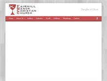 Tablet Screenshot of fairhillmanorchurch.org